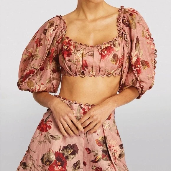 Zimmermann Tops - New With Tags ❤️Zimmermann Casia Crop Top❤️